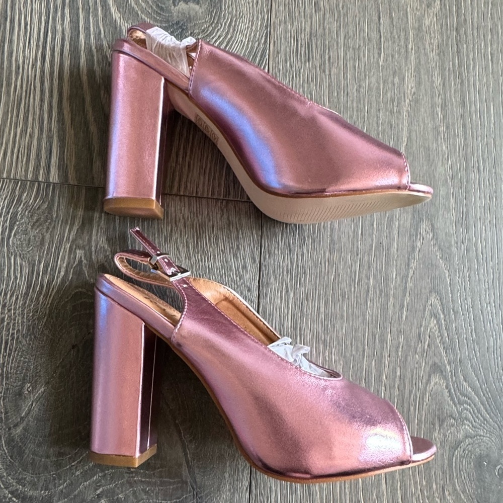 RAID Rai Pink Sling Back Heeled Sandals Size 7 - Picture 8 of 11